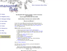 Tablet Screenshot of managedlinks.com